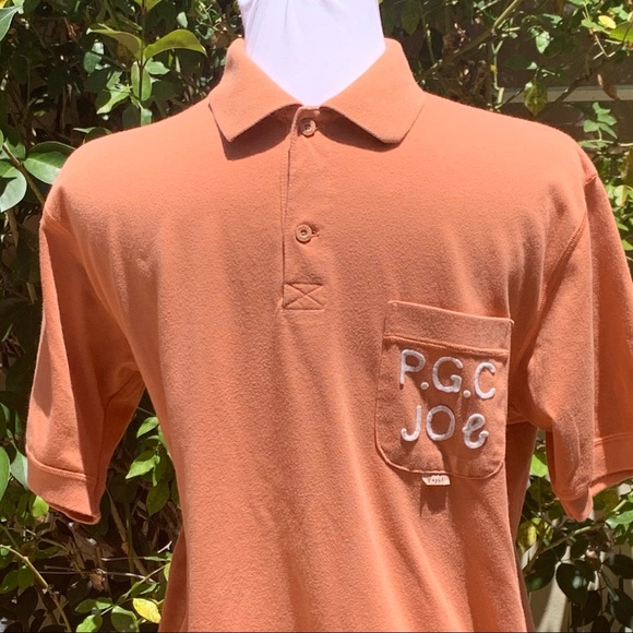 Papas Maniere de Heming Polo Shirt Orange Medium - Picture 8 of 12